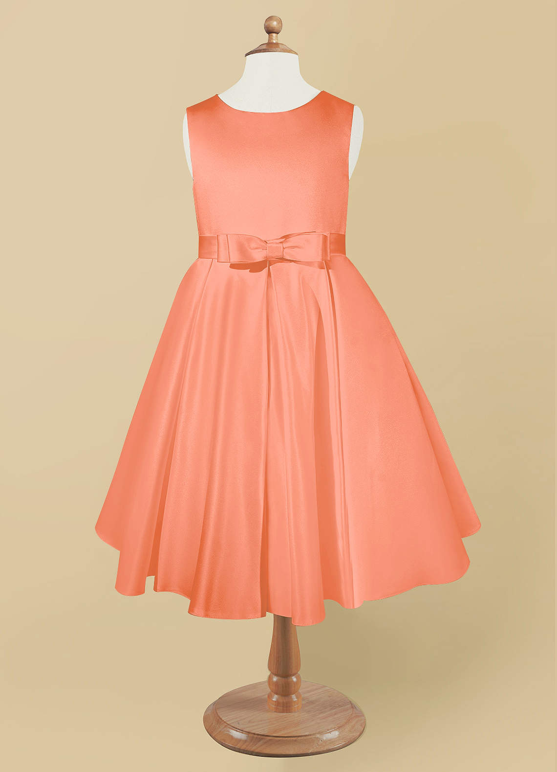 Light orange flower girl dresses on sale