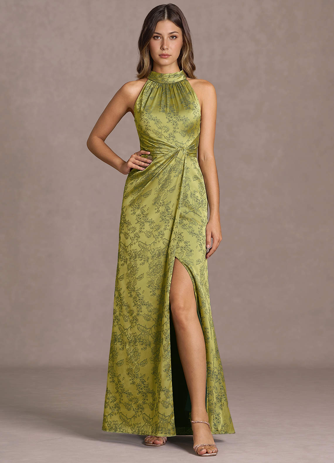 Vestido Verde Militar Armada Largo Hannah image1