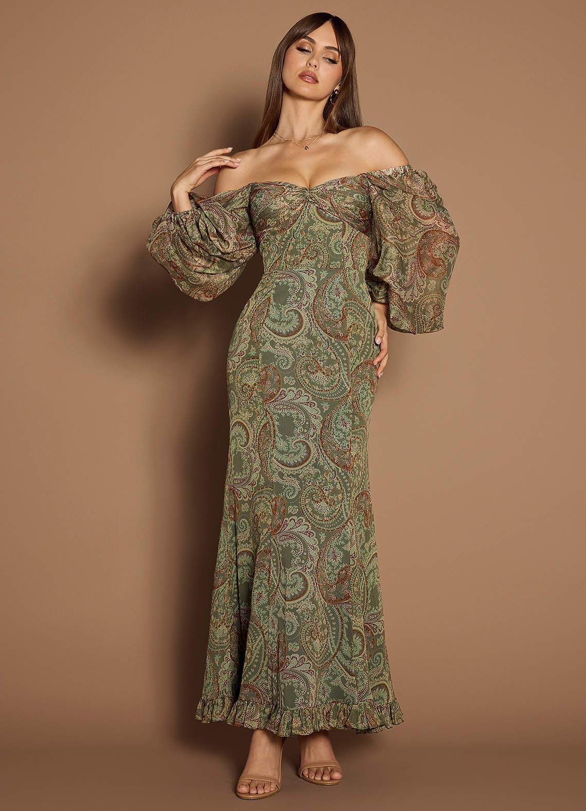 Rina Sage Paisley Maxi Dress image1