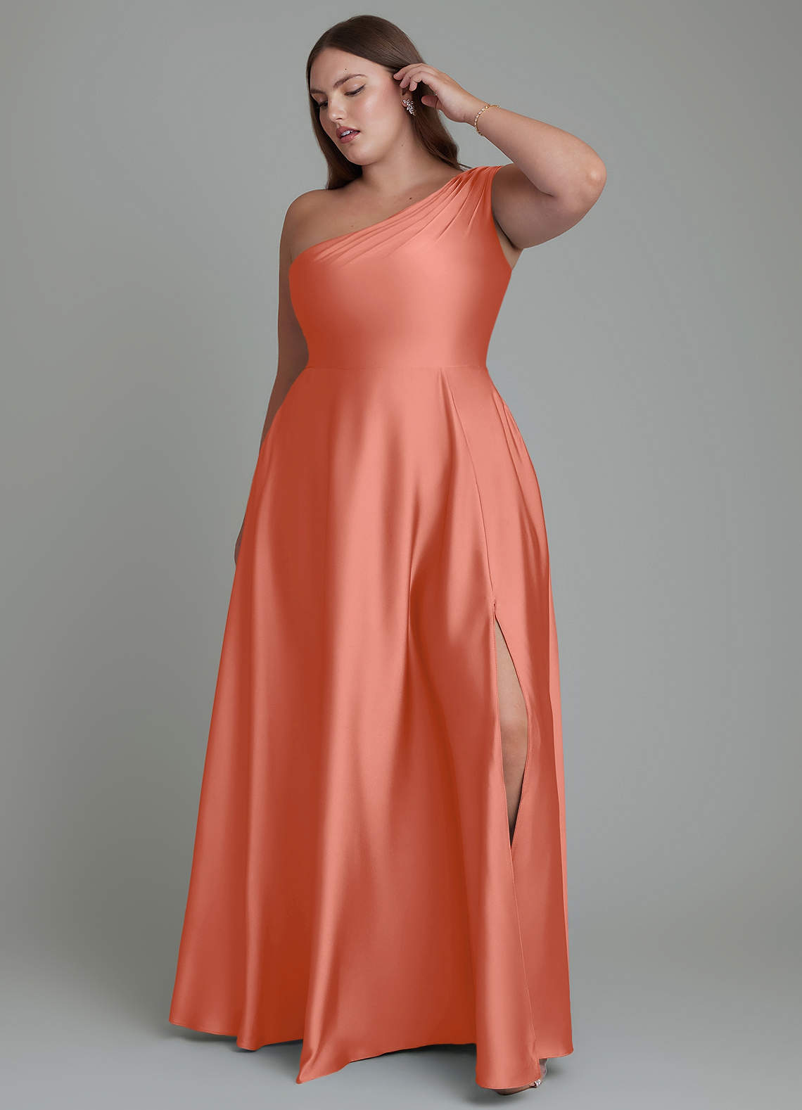 chocolate brown bridesmaid dresses Bridesmaids A-Line V-Neck Spaghetti Straps Ruched Chiffon Dresses With Slit US Shoe Size:9 shoulder design Discreet side loop-ae-088 Rhinestones Ladies Hats Black
