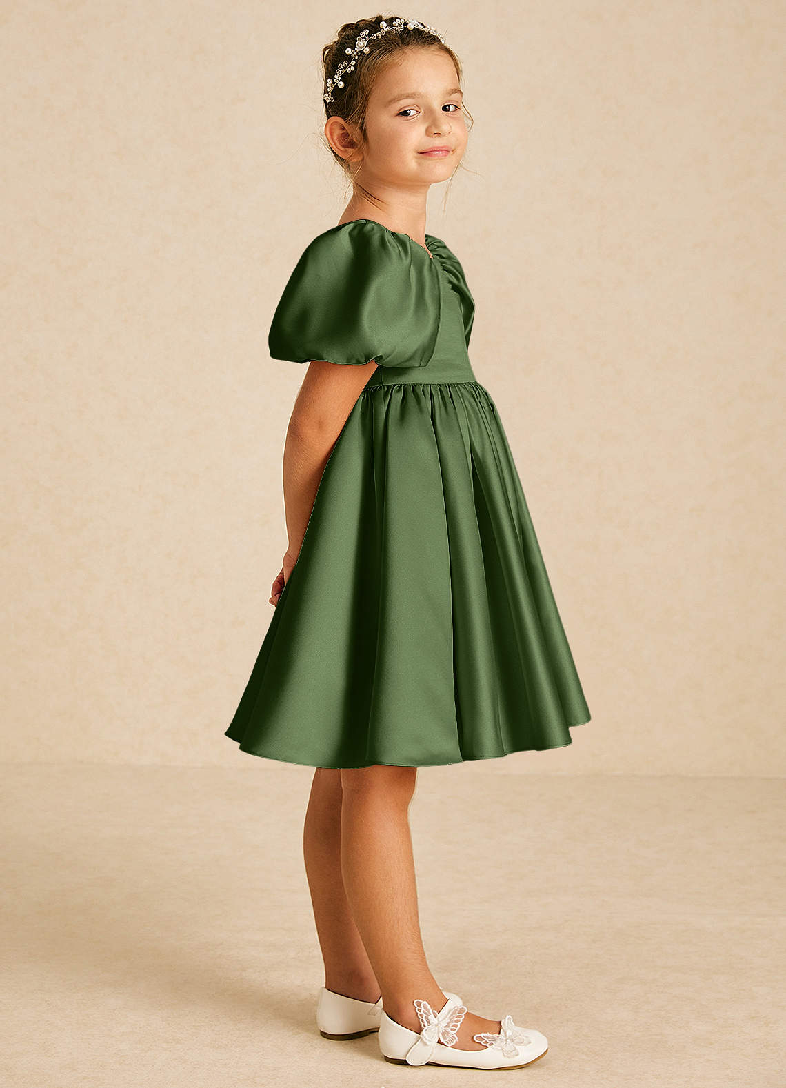 olive green taffeta dress DIY Olive Taffeta Gown - Sewing
