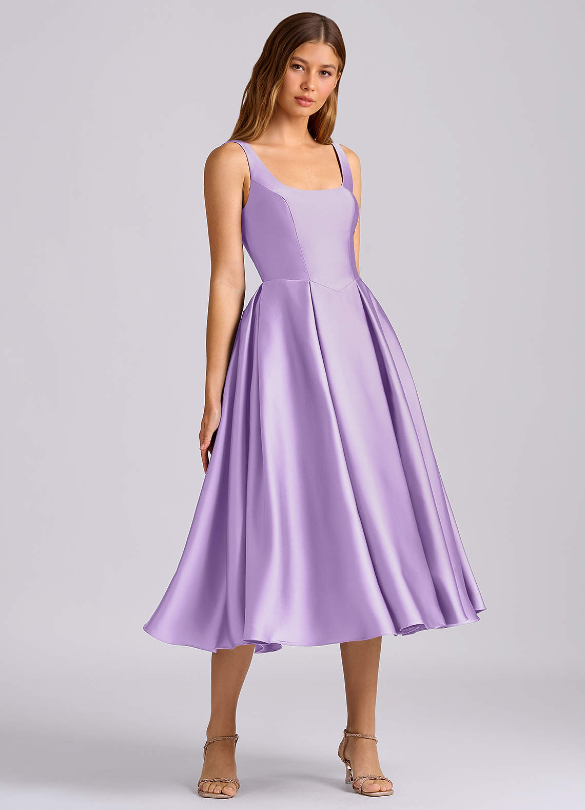 fitted lace wedding dress Purple Bodycon Dress Long Sleeve Ruched Mesh main image 1