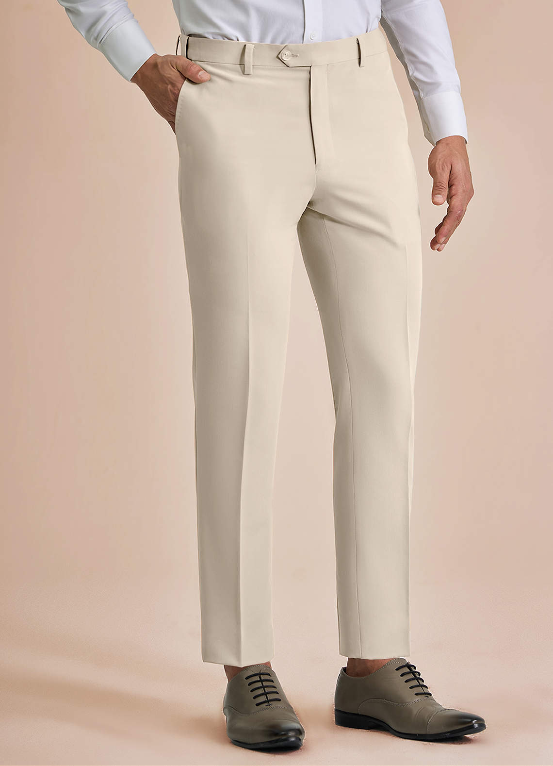 front William Tan Comfort Blend Dress Pants