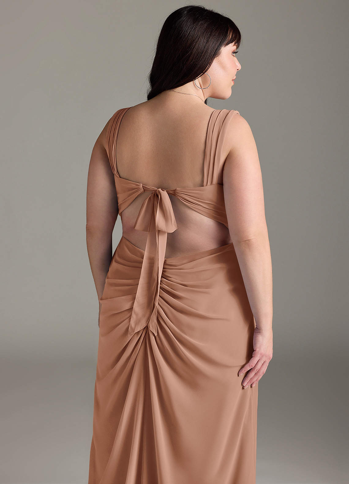 pink club dress Letitia Pale Pink Scoop-Neck Embellished Wrap Midi Dress Club L London