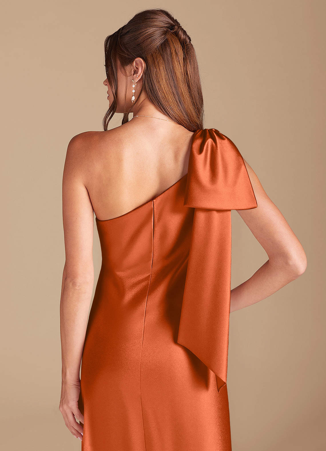 orange cocktail dresses Kbodiu Summer Wedding Guest for Women 2023 Solid One Shoulder Sleeveless Party Long Dress M A classic color blocked cocktail dress with a linen halter top and vibrant orange silk skirt with blue trim and multi Strapless Embellished Dress Orange