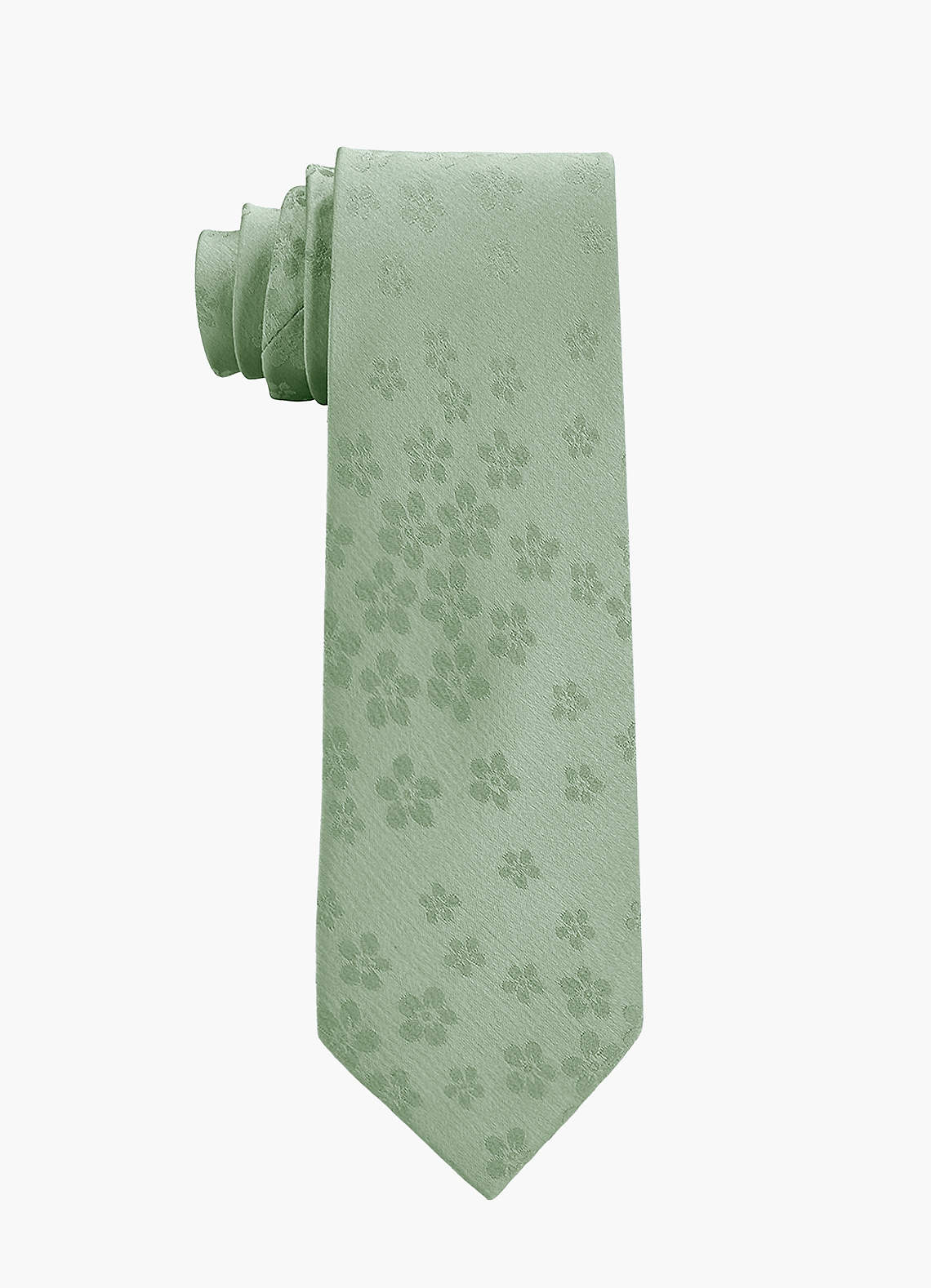 front Conjunto de corbata ancha y pañuelo de bolsillo en jacquard