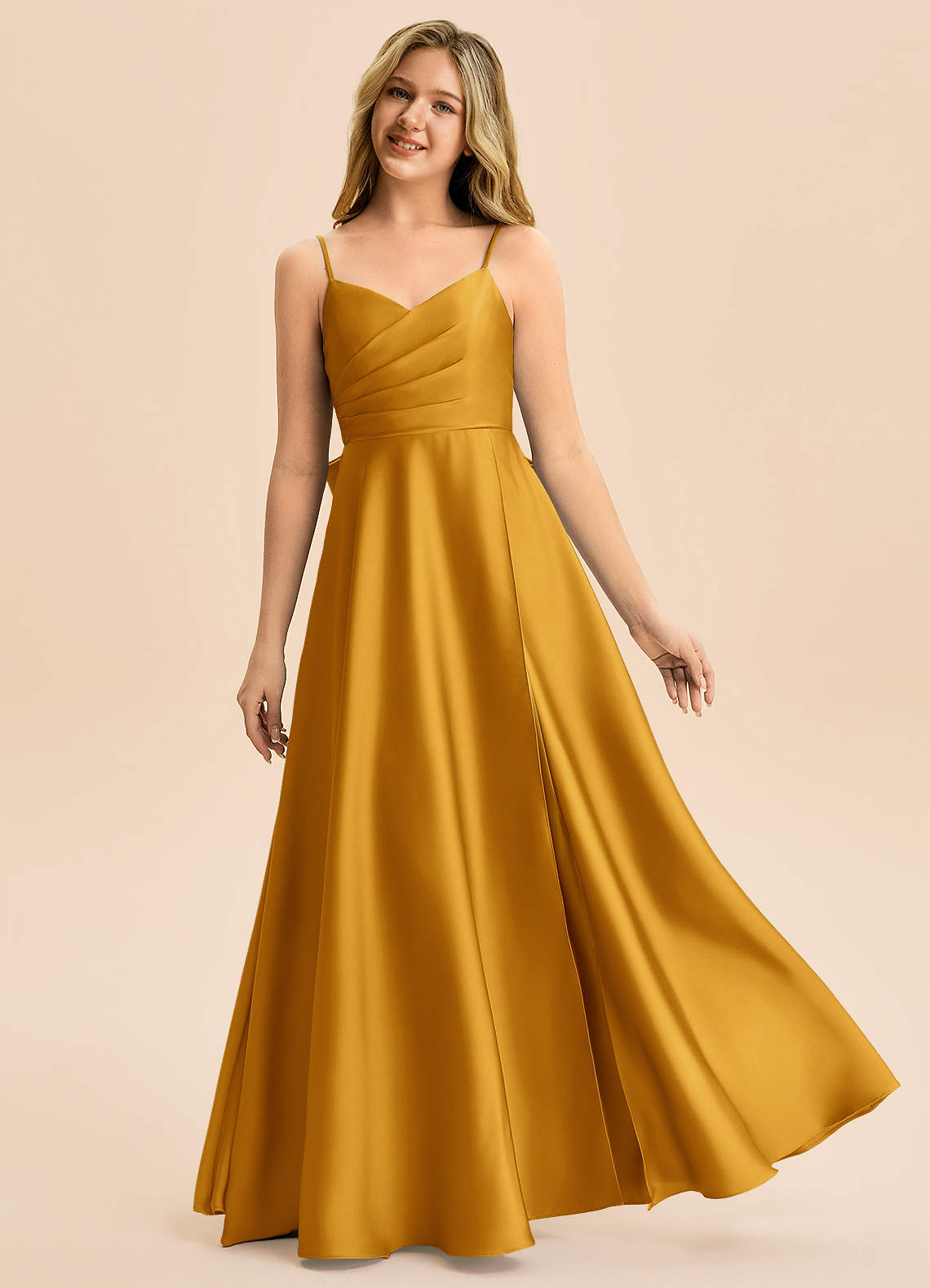 rumi gold dress Solace London Rumi long dress