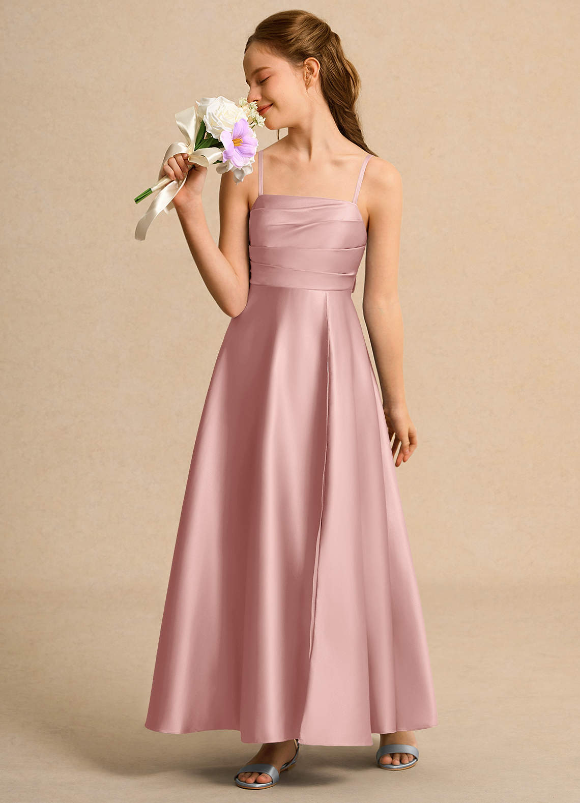 slim fit dress slacks Quinceañera Teddy Bear Rose Gold Dress Edition / quinceanera-decor main image 0