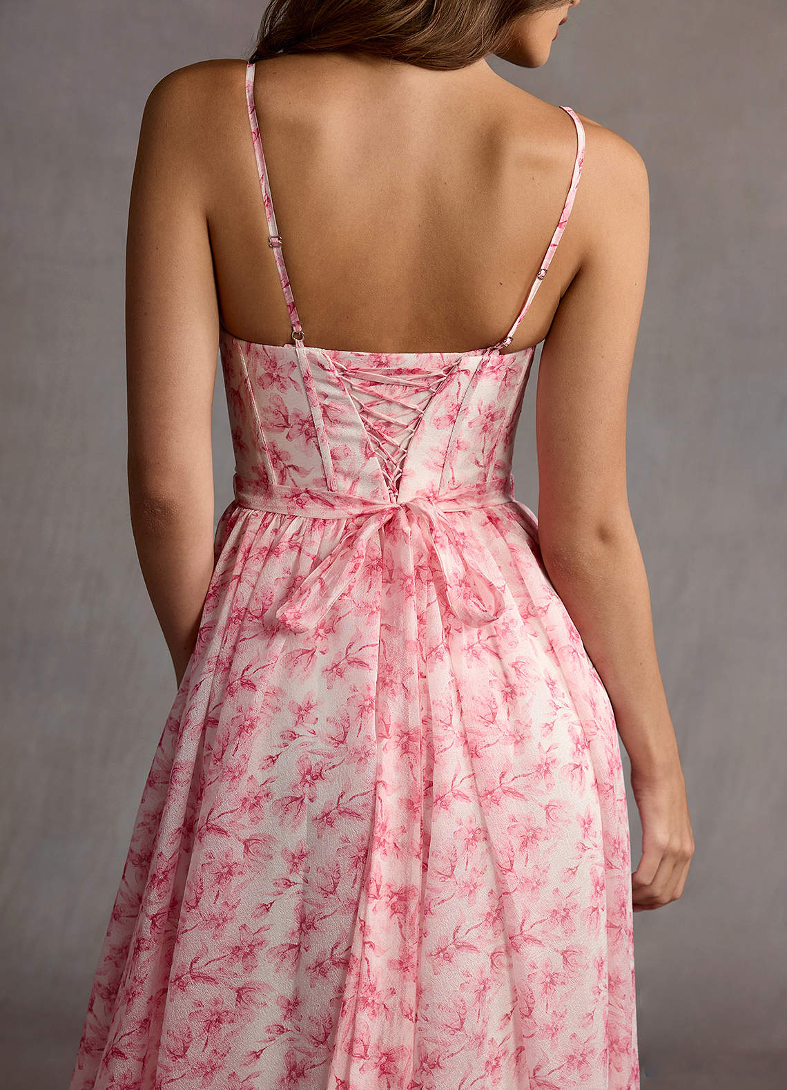 Alora Pink Floral Maxi Dress Atelier Dresses | Azazie