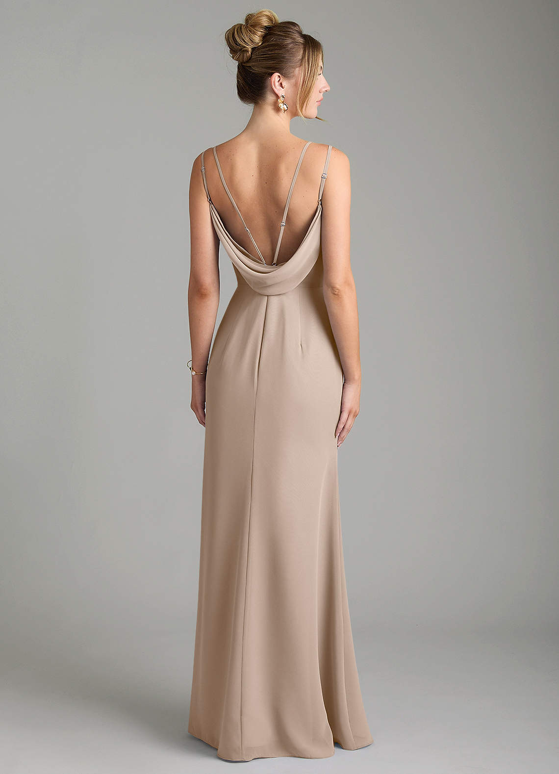 egyptian bridesmaid dresses Azazie Egypt Taupe Chiffon Wedding traditions