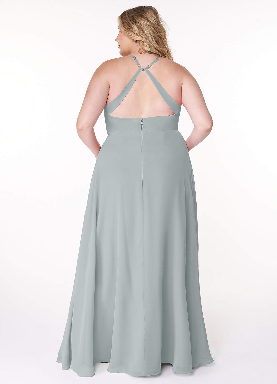 Azazie Davis Dolphin Grey Chiffon Bridesmaid Dresses | Azazie Azazie Davis Dolphin Grey Chiffon Bridesmaid Dresses | Azazie