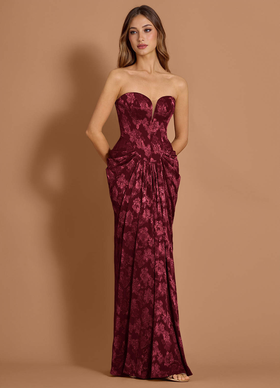 Giselle Wine Maxi Dress Ready to Ship | Azazie Giselle Wine Maxi Dress Ready to Ship | Azazie