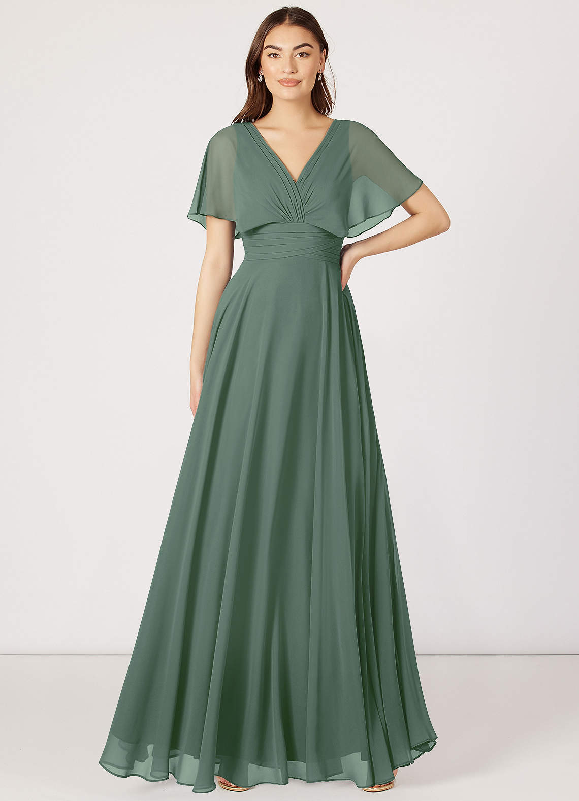 Robe Vert Eucalyptus Mariage