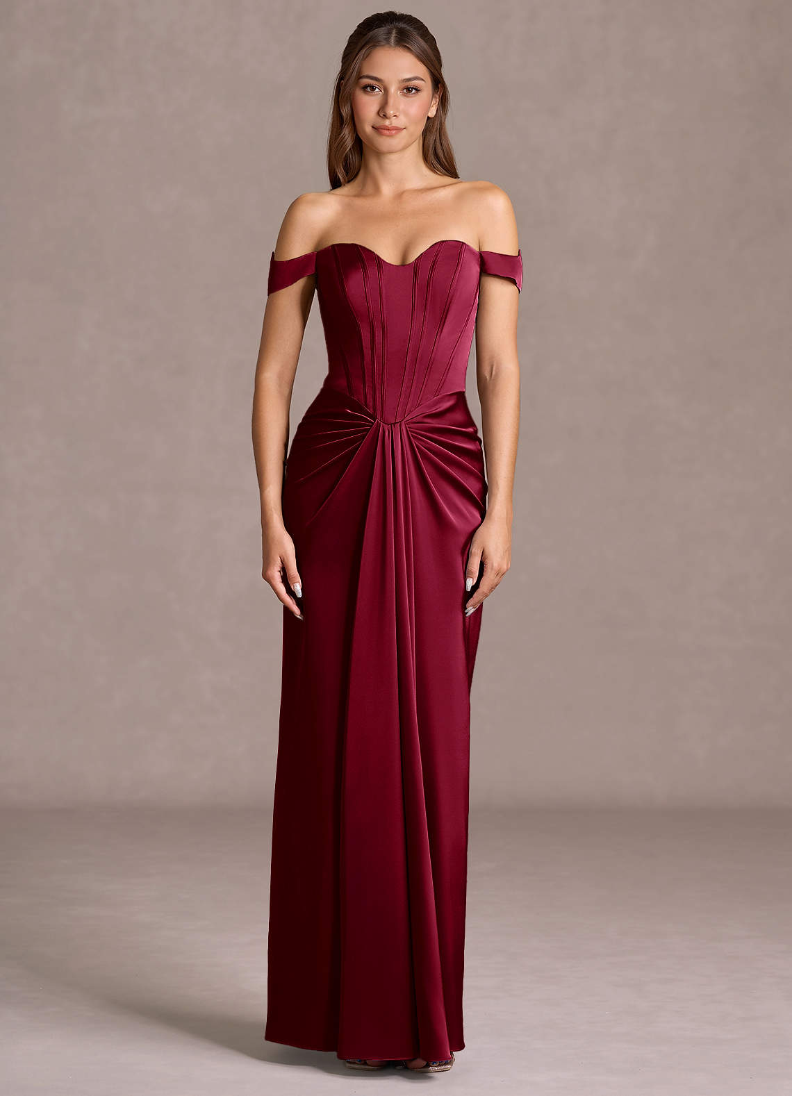 Lorelei Merlot Maxi Dress image1