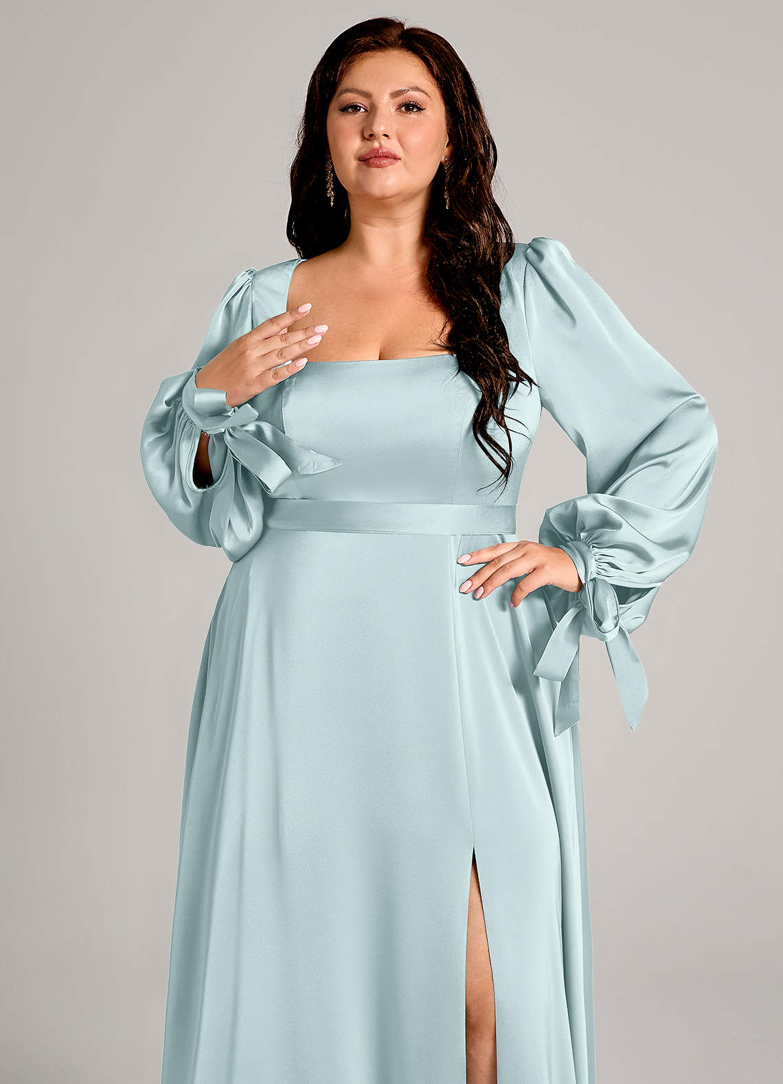 long linen shirt dress with sleeves Rhiona Linen Shirt Dress