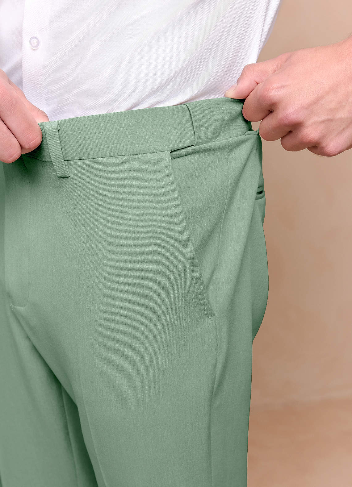 front James Matcha Pantalon habillé