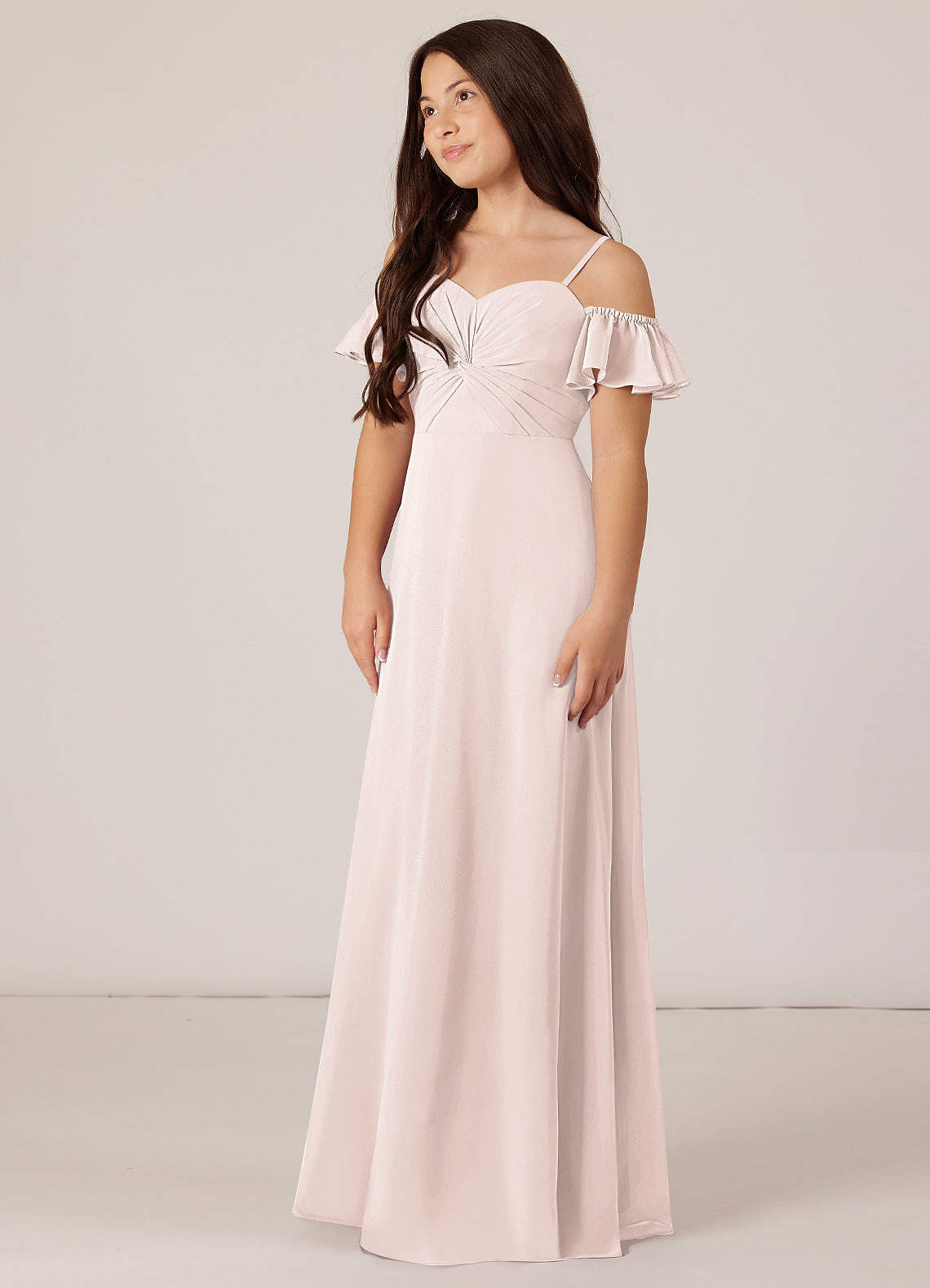 Azazie Juna Junior Bridesmaid Dress in Rose Petal Azazie AU - Main Image