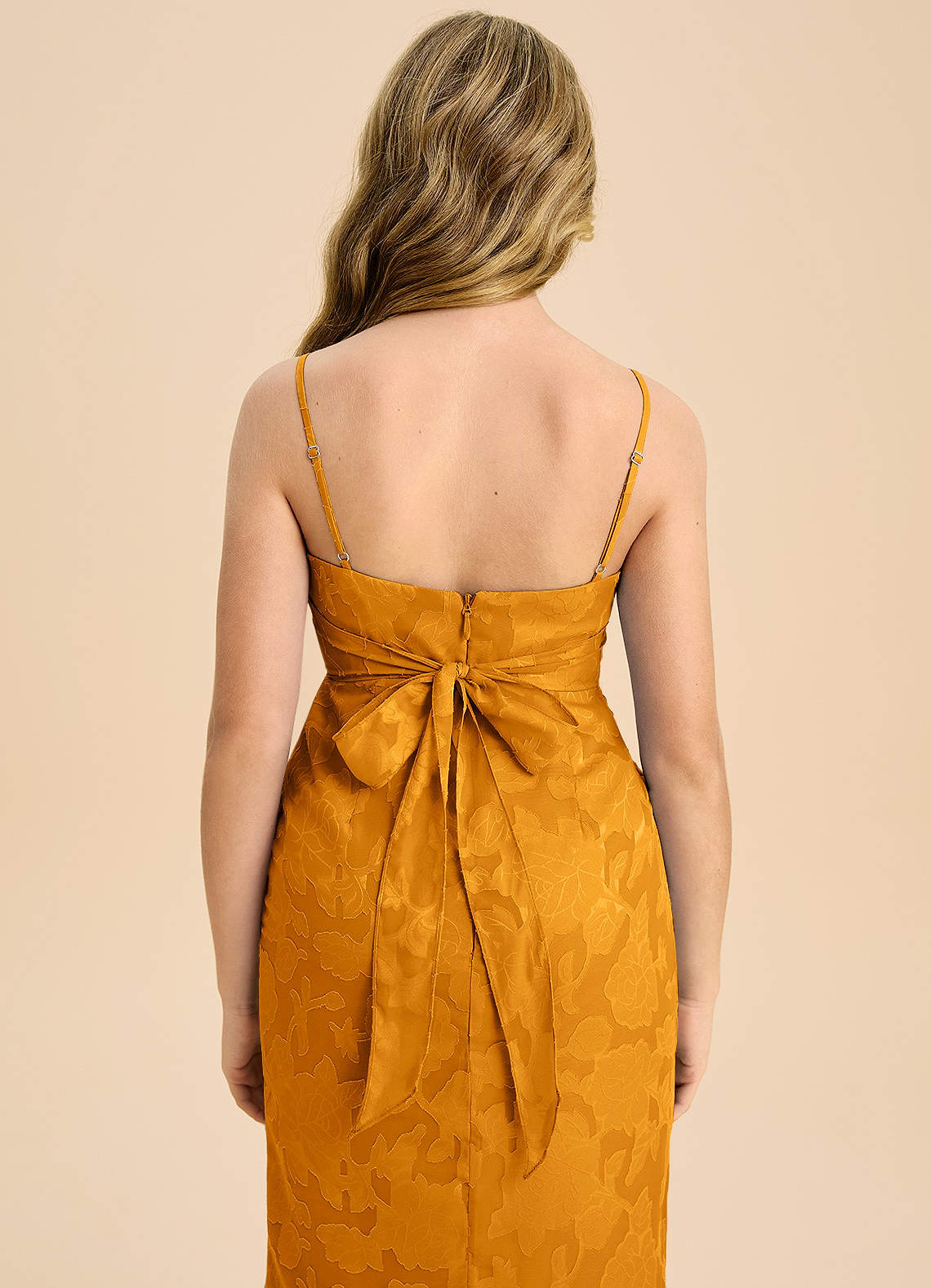 Azazie Mai Junior Klä av Tubklänning i Blommig Utbrändhet Plisserad image6