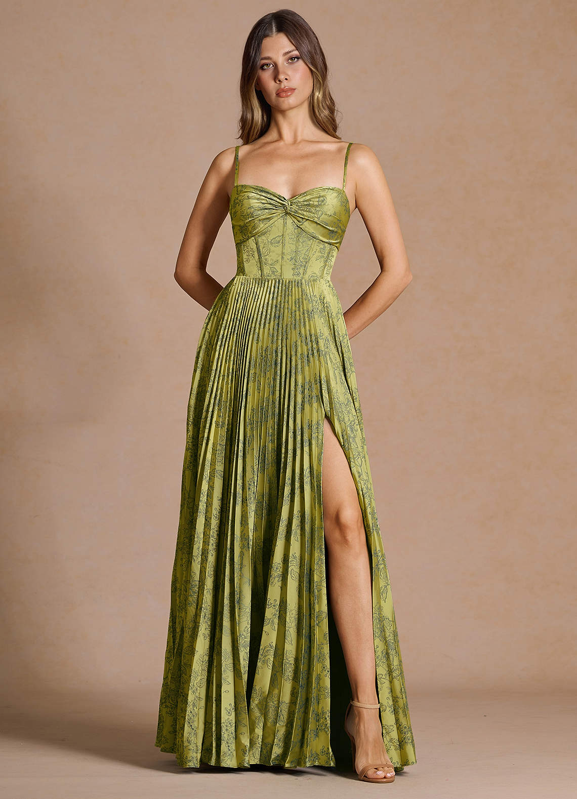 Vestido Verde Militar Armada Largo Vesper image2