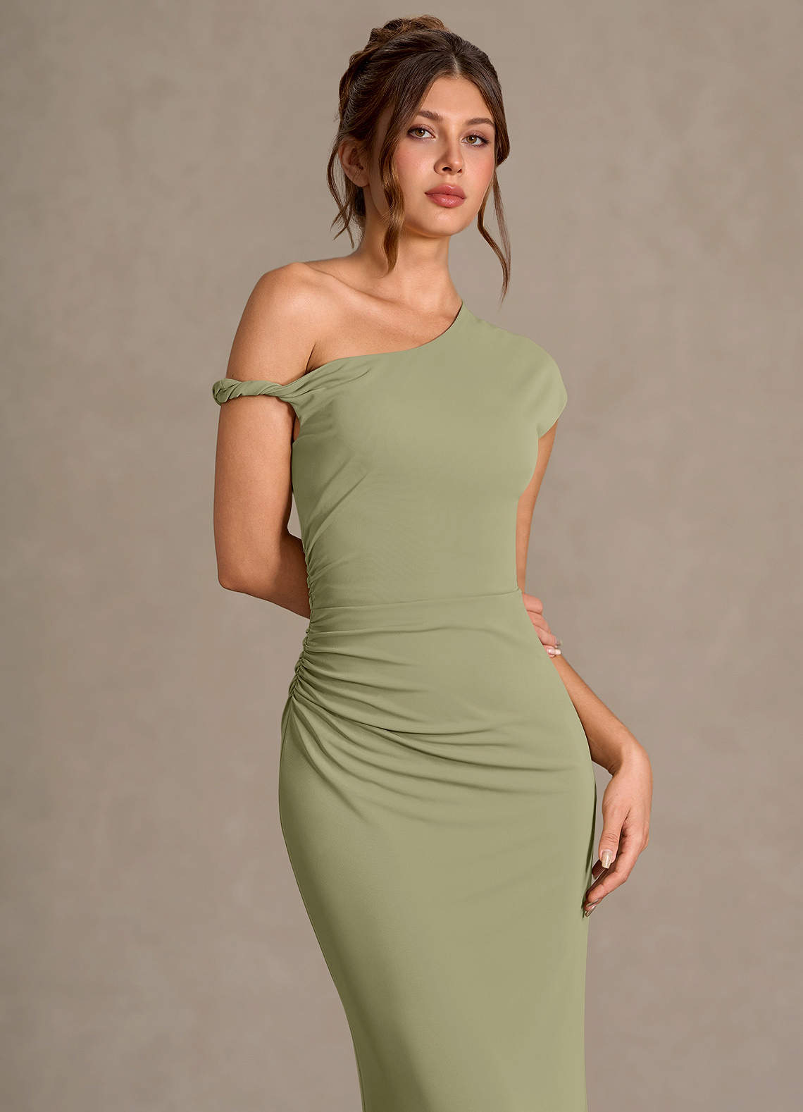 Heliora Bean Green Maxi Dress image1