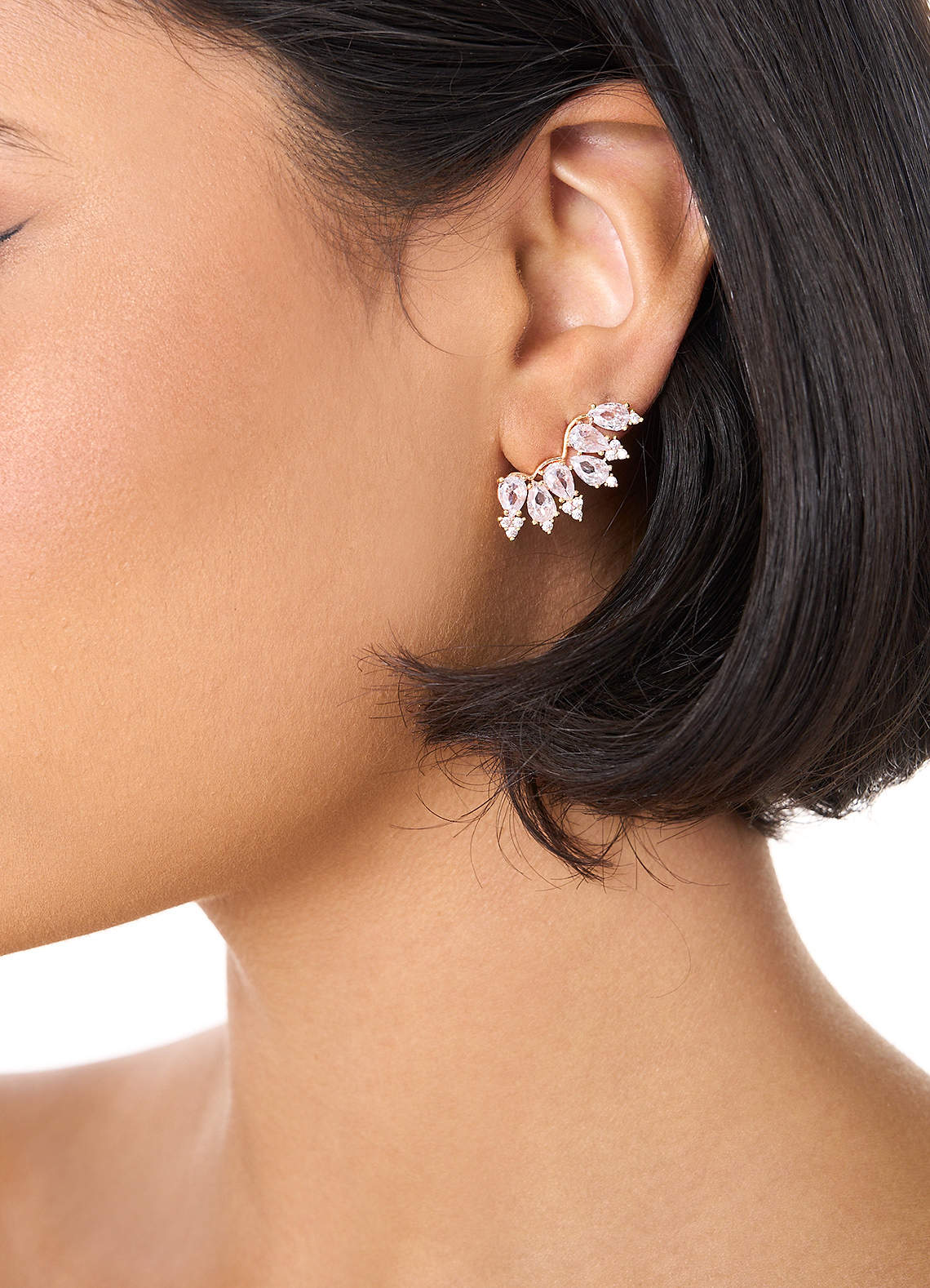 front Crystal Constellation Earrings