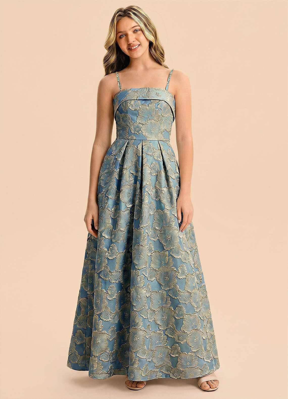 front Azazie Florentine Junior Formal Dress