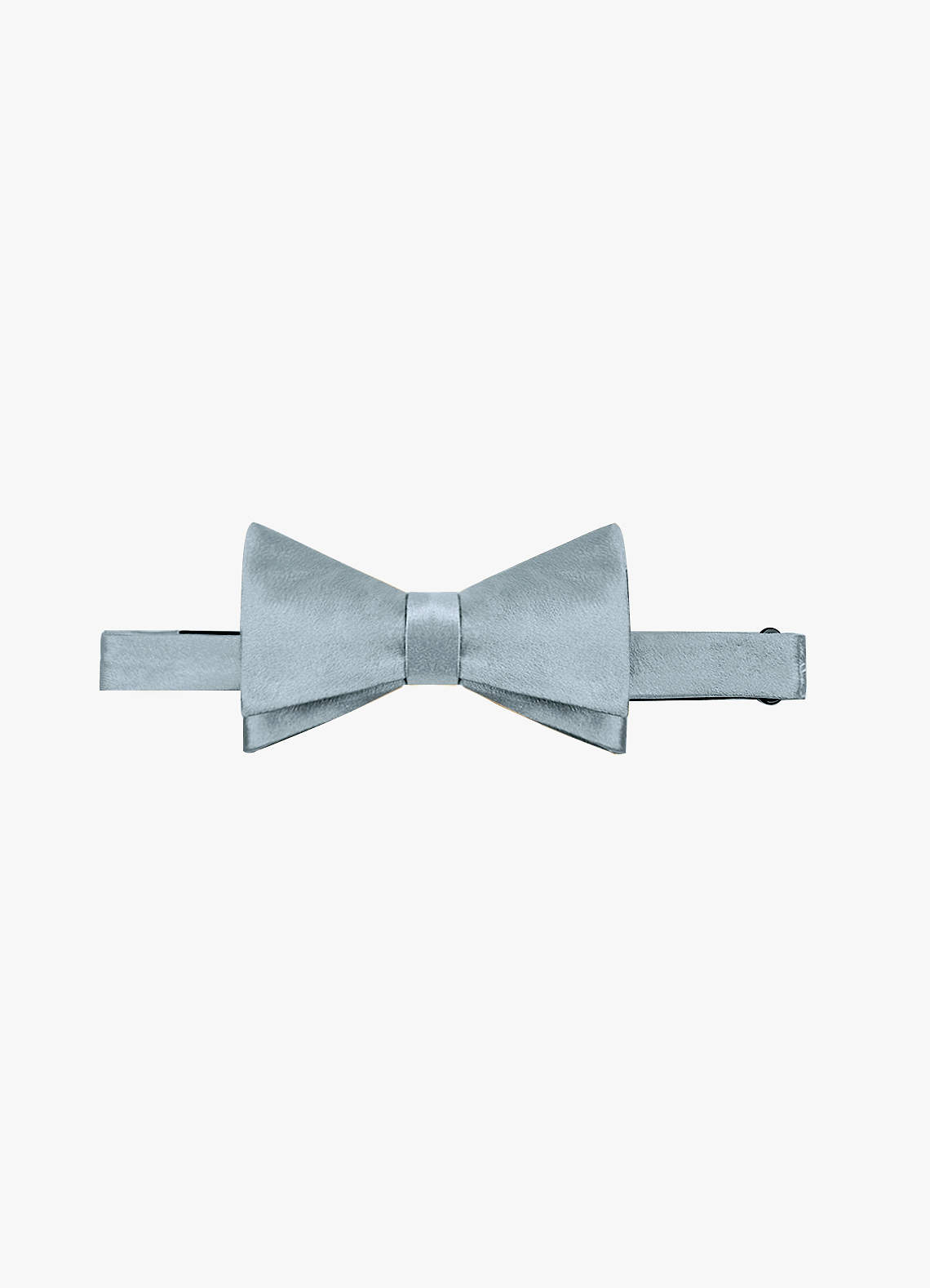 front Fliege aus metallischem Satin