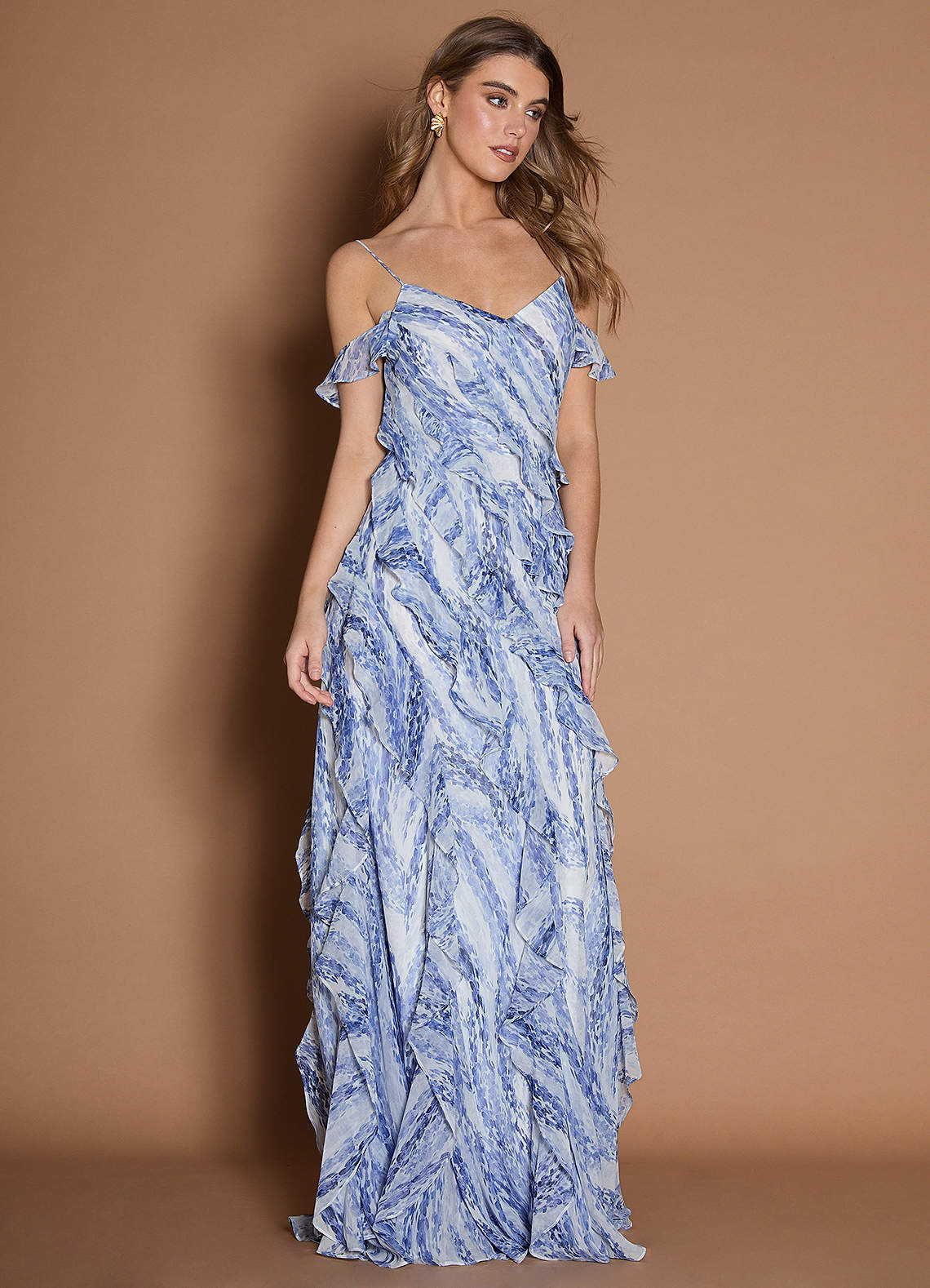 Maxi jurk Nilla Indigo image1
