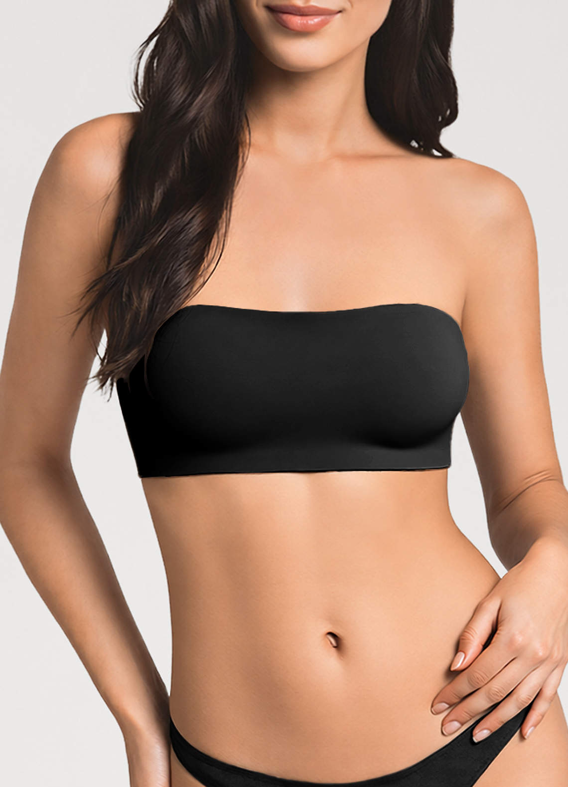 front Azazie Push-Up Wireless Bandeau Strapless Bra