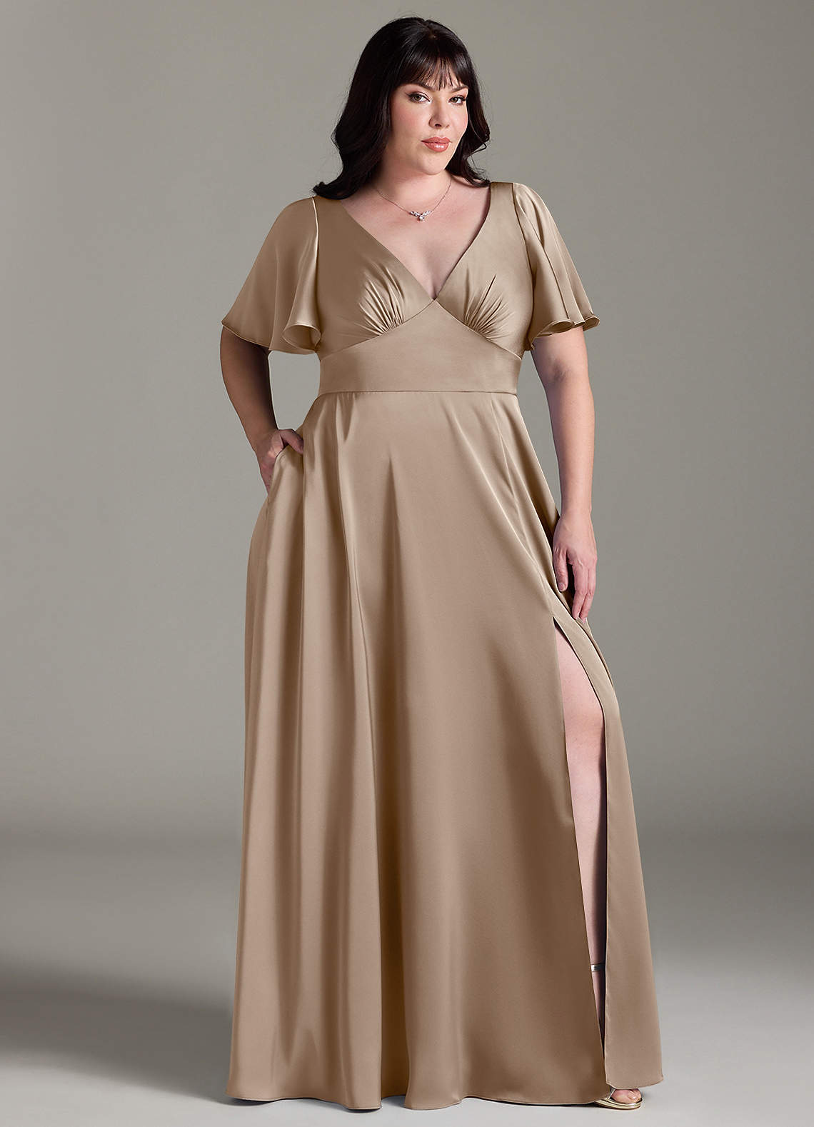 lilac halter neck bridesmaid dress BABARONI Chiffon Lilac Bridesmaid Dresses A-line Halter Sleeveless  Floor-length  BABARONI UK
