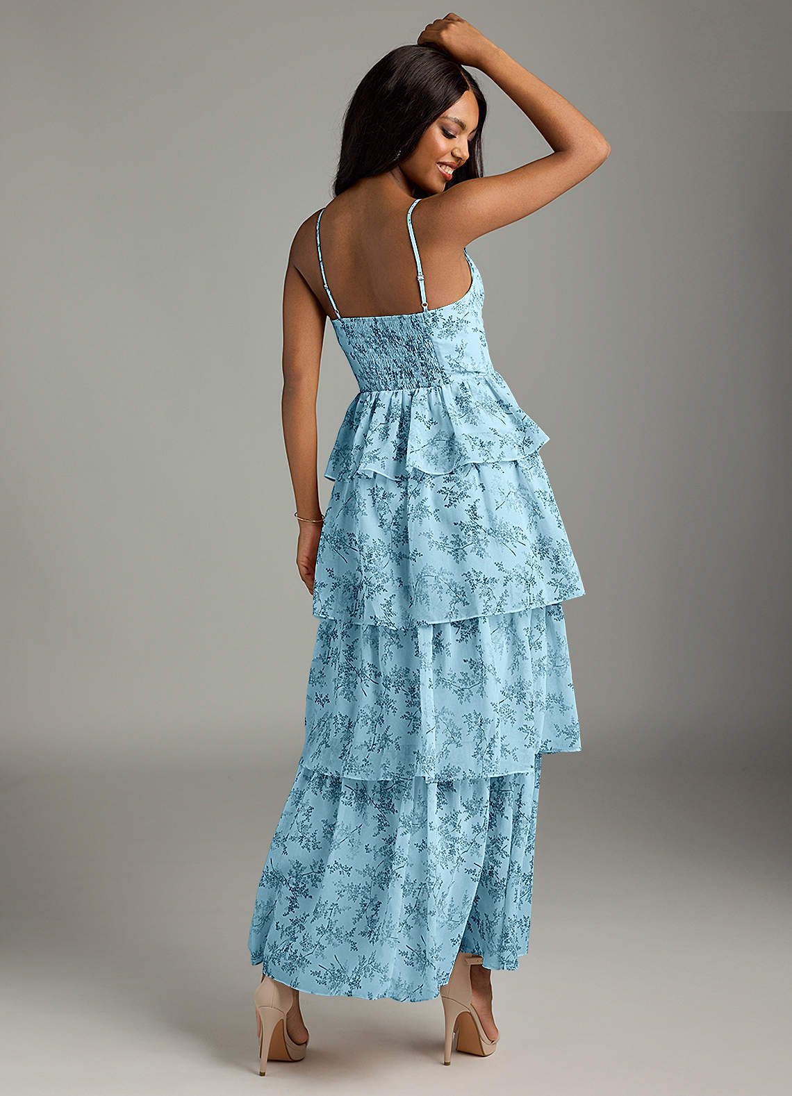 Bohemian Chiffon Floral Strapless Hollow Out Mini Short A-Line Dress Bohemian Chiffon Floral Strapless Hollow Out Mini Short A-Line Dress