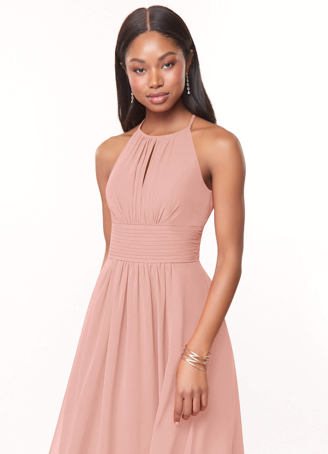 Azazie Bonnie Rosette Bridesmaid Dresses | Azazie