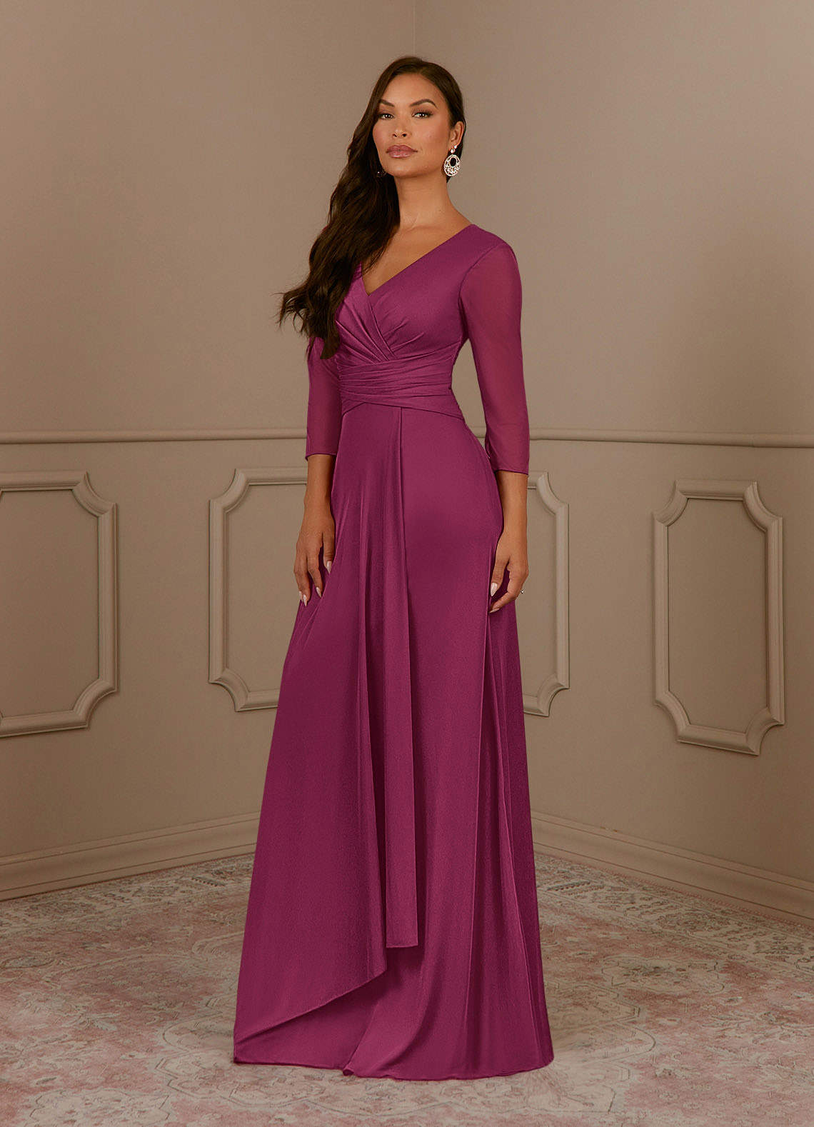 Purple mother of store the bride outfit