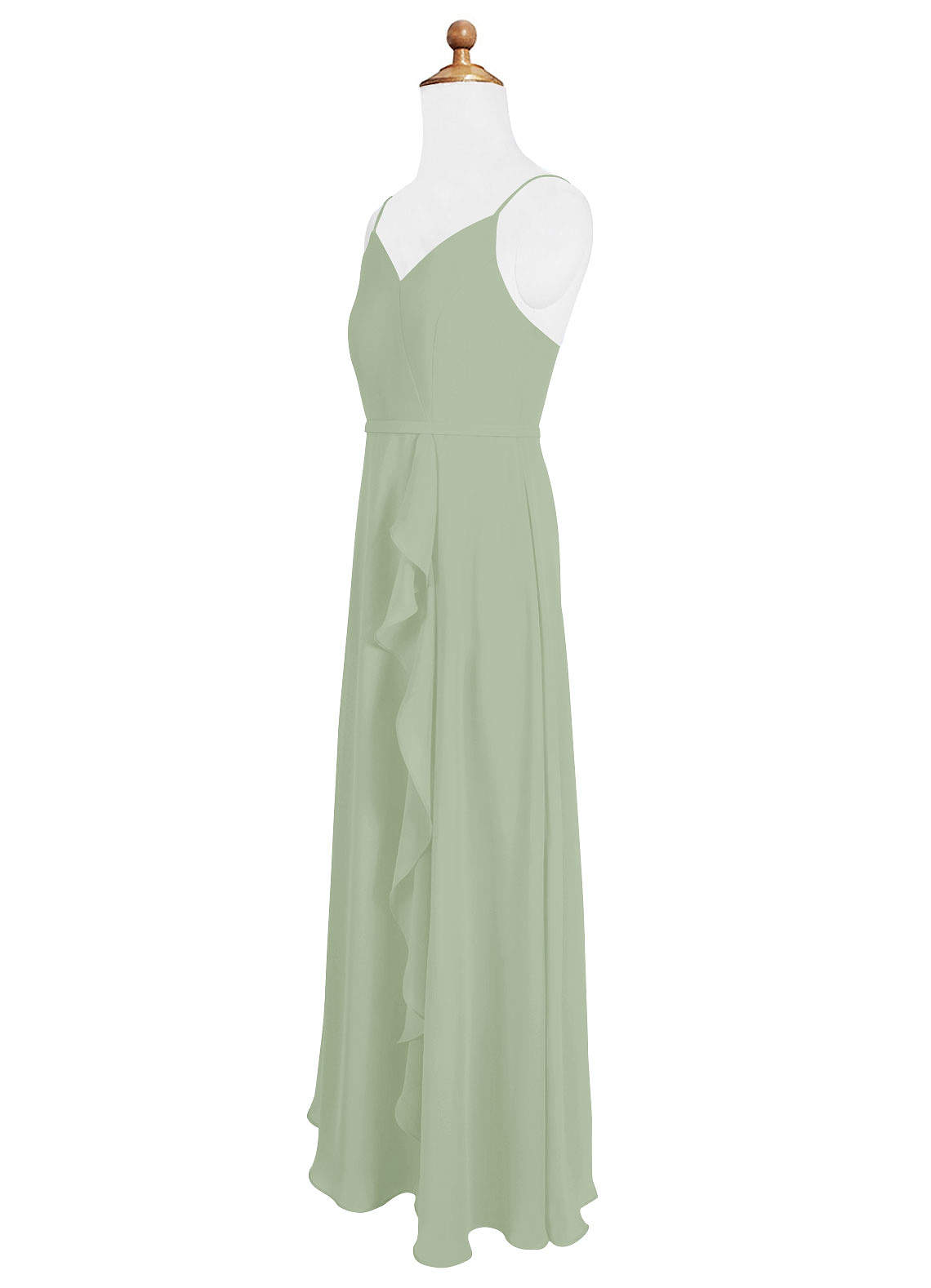 Azazie Naeem Junior Ready to Ship Bridesmaid Dress in Dusty Sage | Azazie Azazie Naeem Junior Ready to Ship Bridesmaid Dress in Dusty Sage | Azazie