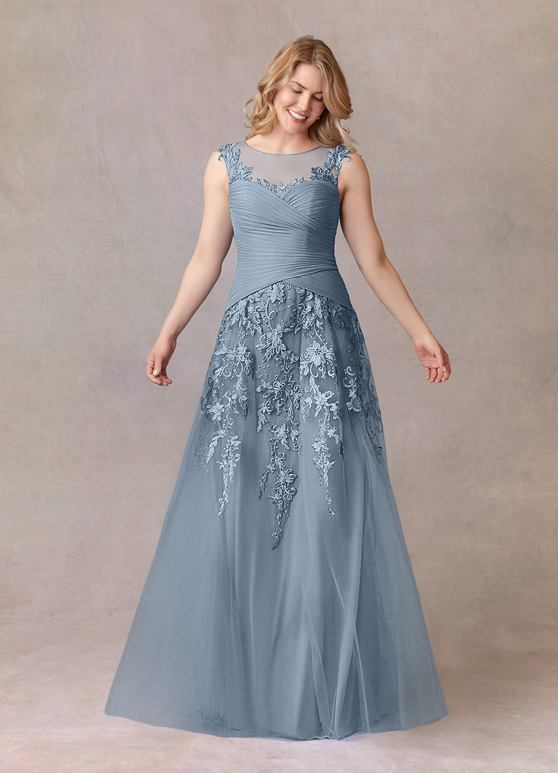 ♂❅✽ Bridesmaid Dress Dusty Blue Medium Length sister group skinny  temperament wedding dress midi evening dress | Lazada PH