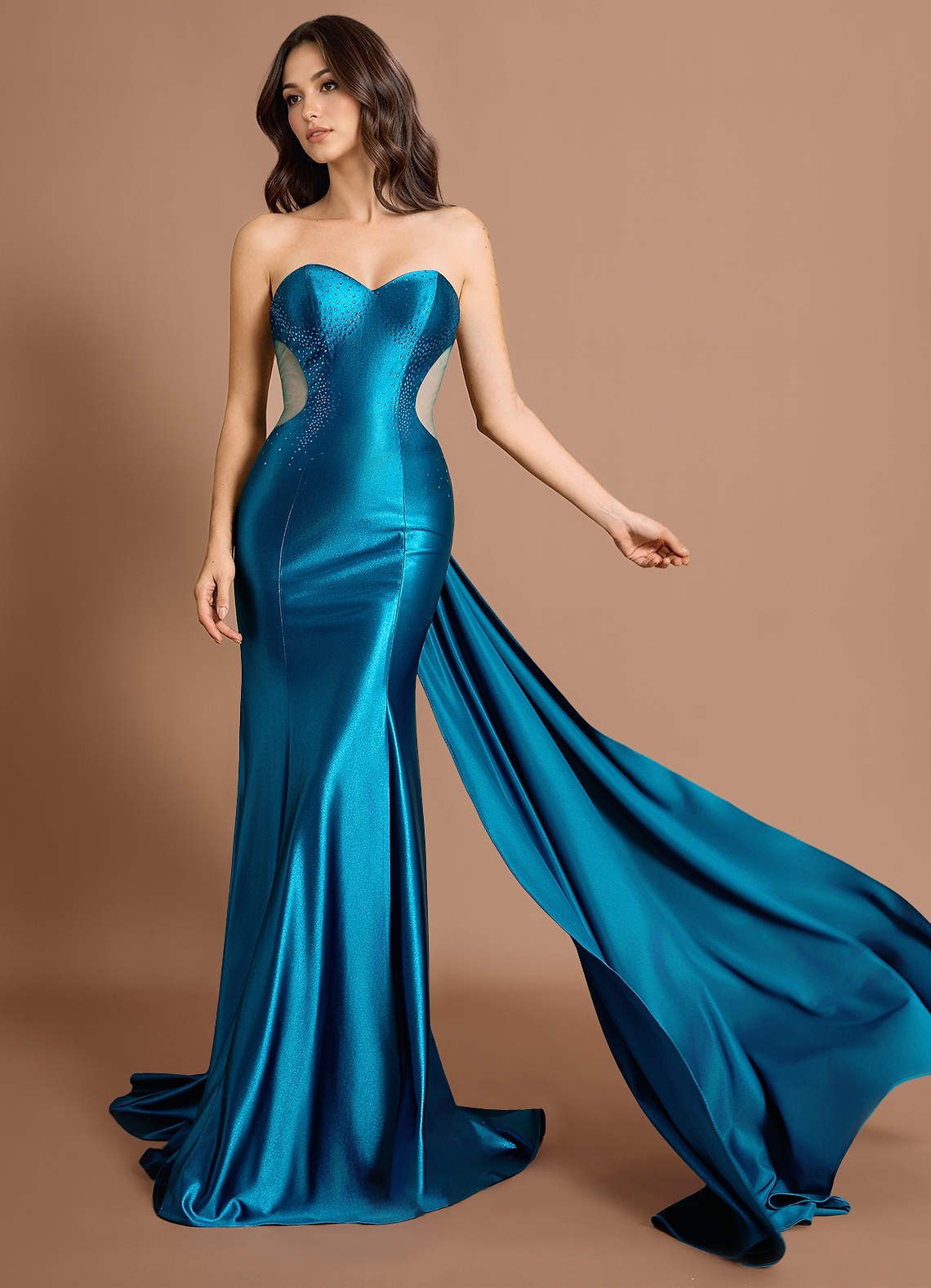 Doriane Blue Maxi Dress image1