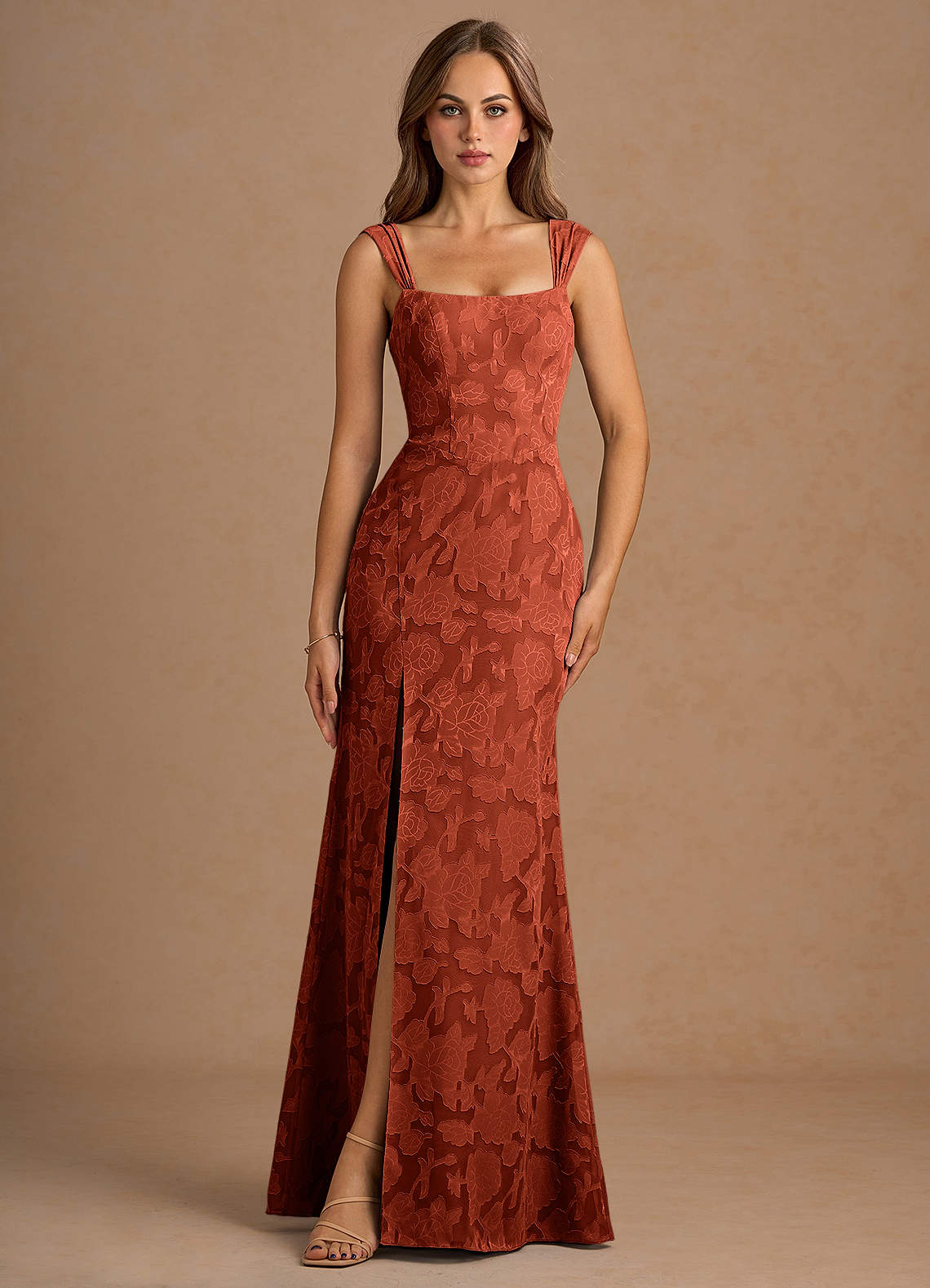 Vestido Castaño Maxi Eliana image3