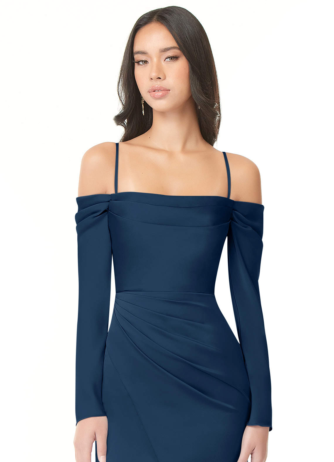 one shoulder long sleeve bodycon dress Marcella Women's Manhattan One Shoulder Midi Dress