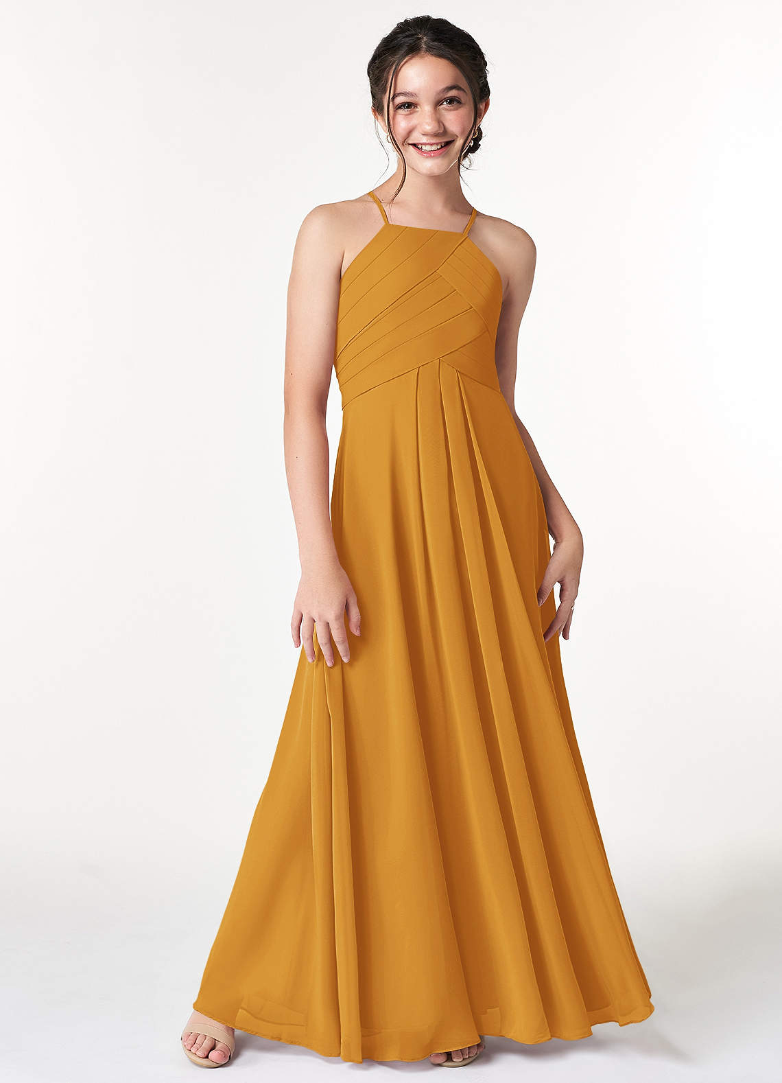 Multiway Bridesmaid Two Birds Ginger Convertible Dress Mustard