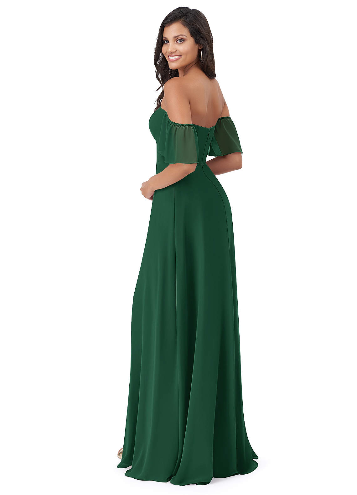 Dark Green Azazie Sue Bridesmaid Dresses | Azazie