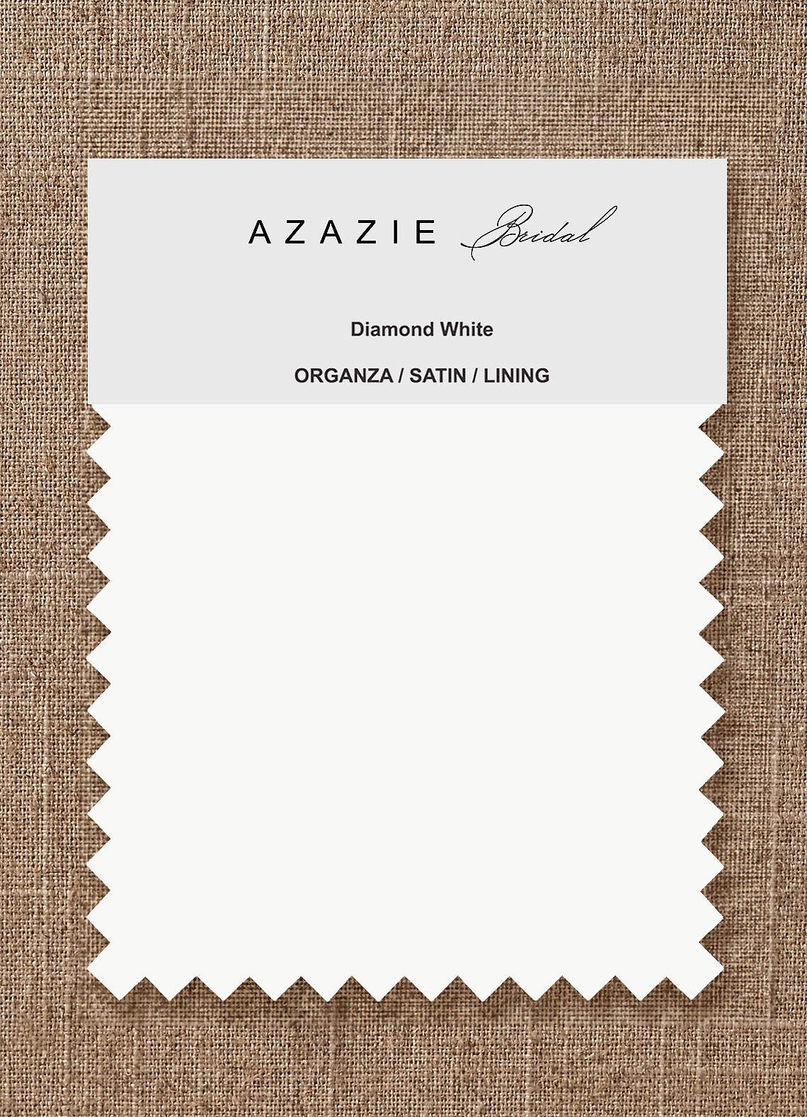 front Azazie Bridal Satin Swatches