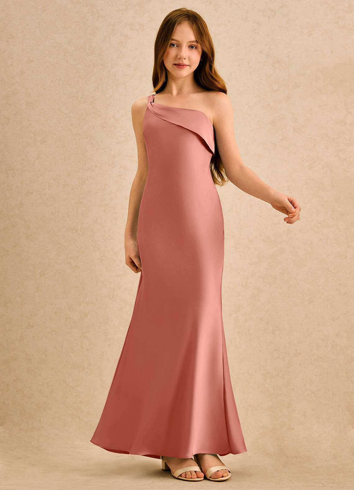Azazie Almond Girls Formal