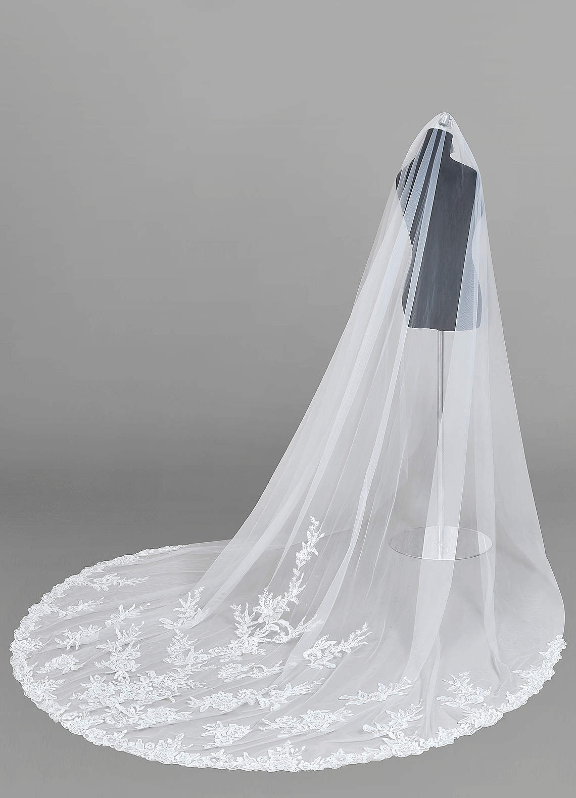 front Charity Lace Cathedral Veil