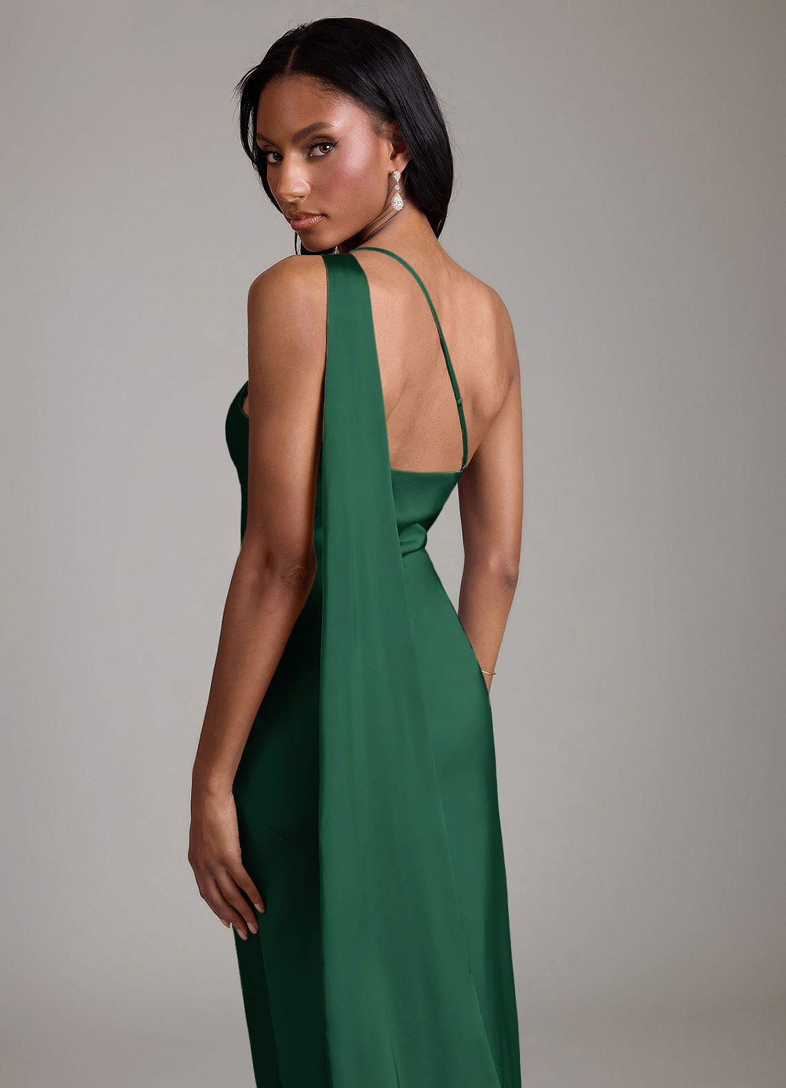 juniper color bridesmaid dresses Dark Teal Bridesmaid Dress Matte Satin Size XS