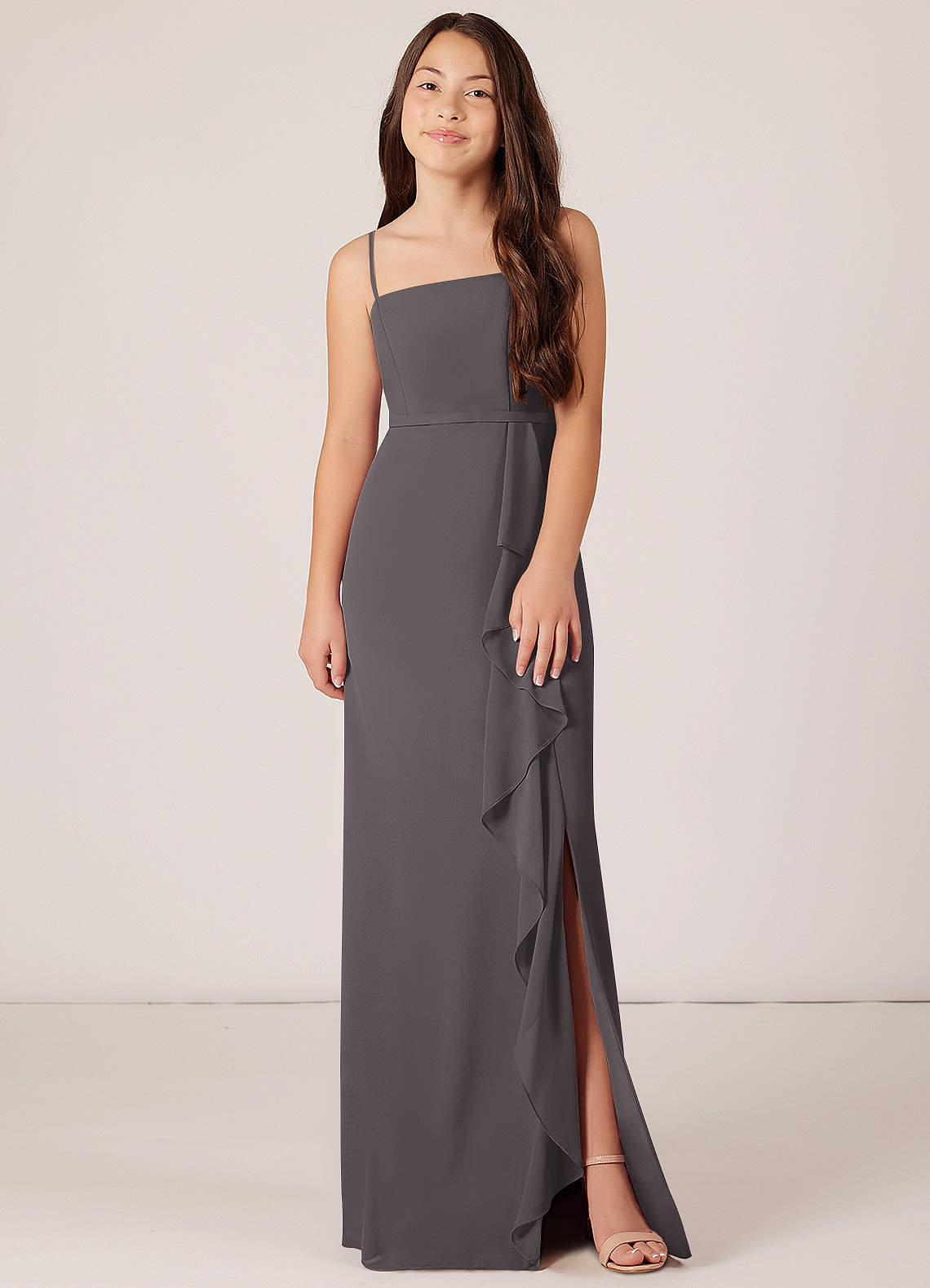 Grey junior bridesmaid outlet dresses