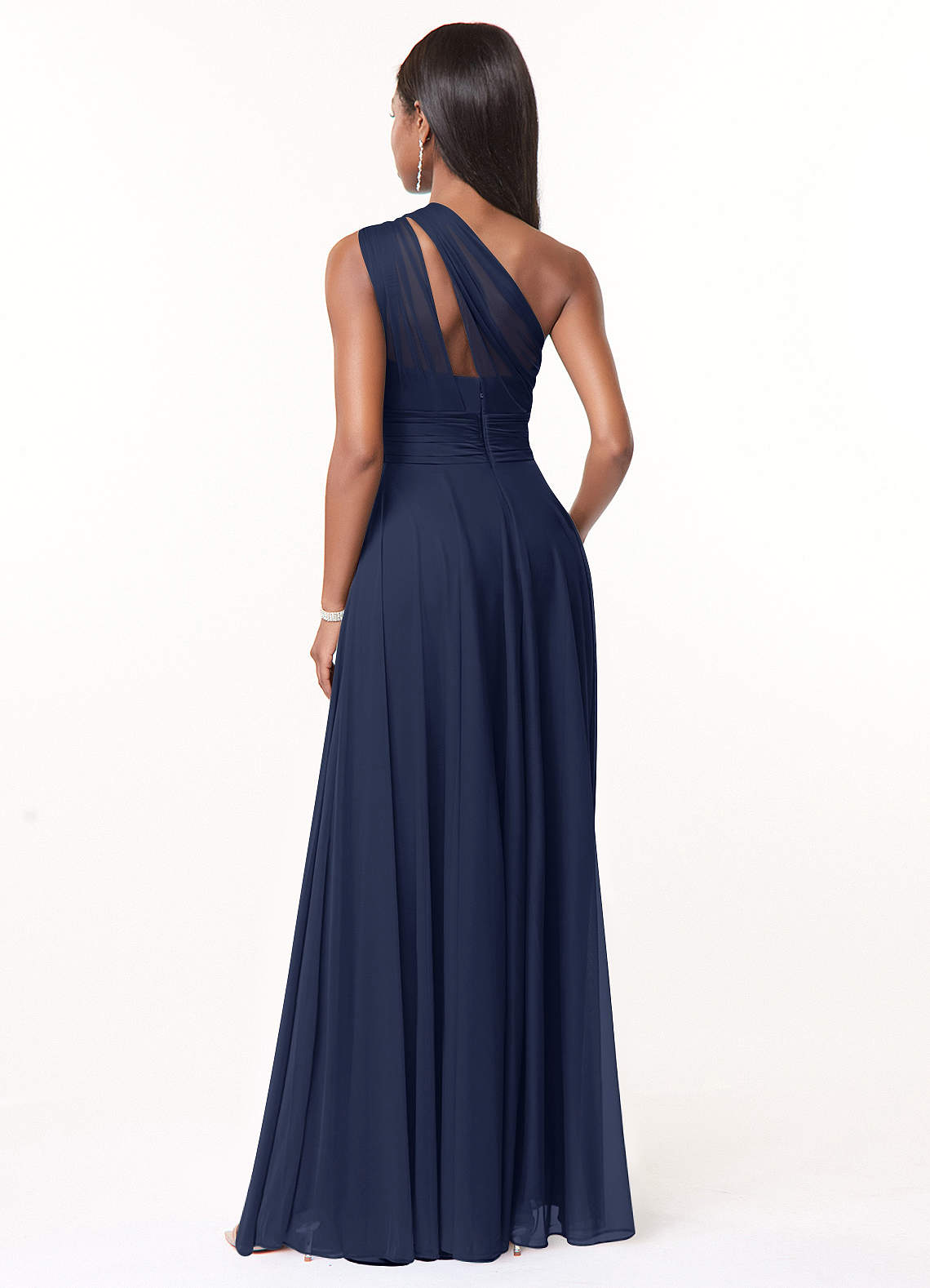 Dark Navy Azazie Charlize Bridesmaid Dresses | Azazie