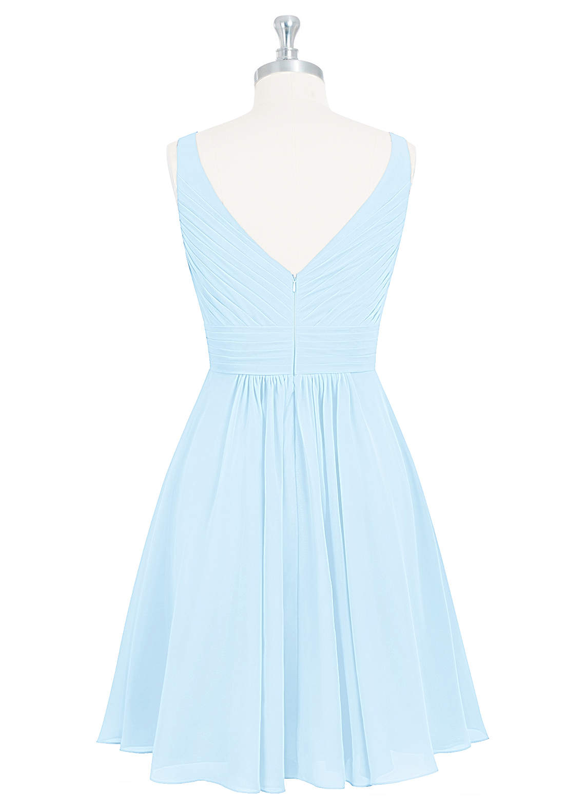 Light blue bridesmaid dresses short online