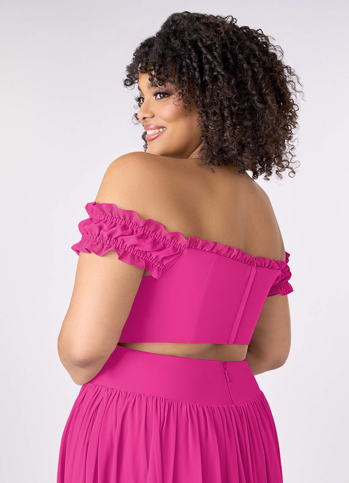 Barbie™ ❤ AZAZIE 1010 Ready to Ship Barbie™ Pink Chiffon