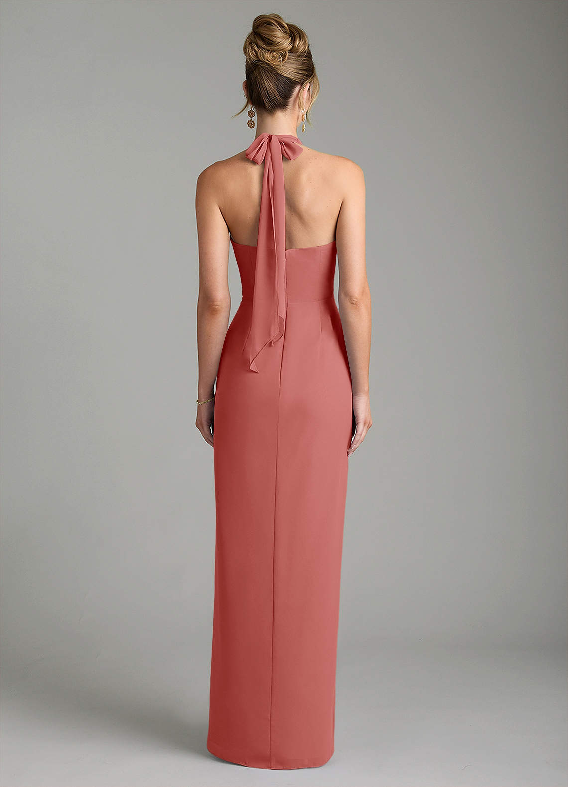 Azazie Arnelle Ready to Ship Antique Rose Chiffon Bridesmaid Dresses