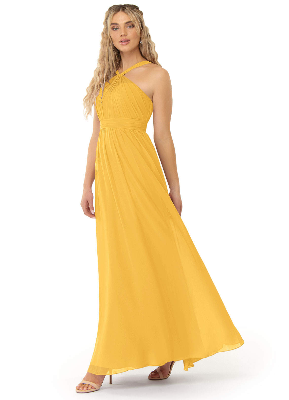 Azazie Kielle Marigold Bridesmaid Dresses Azazie CA